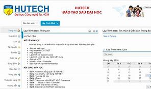 Bảng Điểm 4.0 Hutech